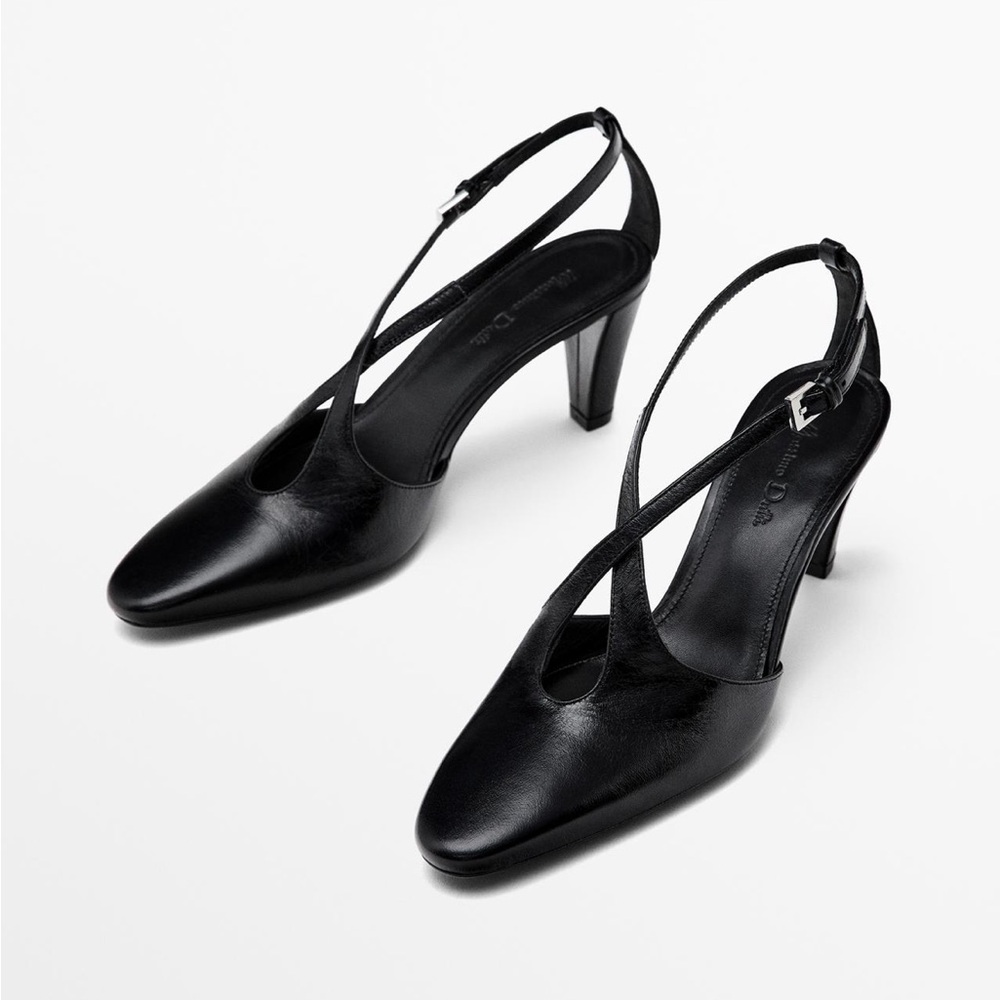 Massimo Dutti Cross-Heels NWT 38 and 39
